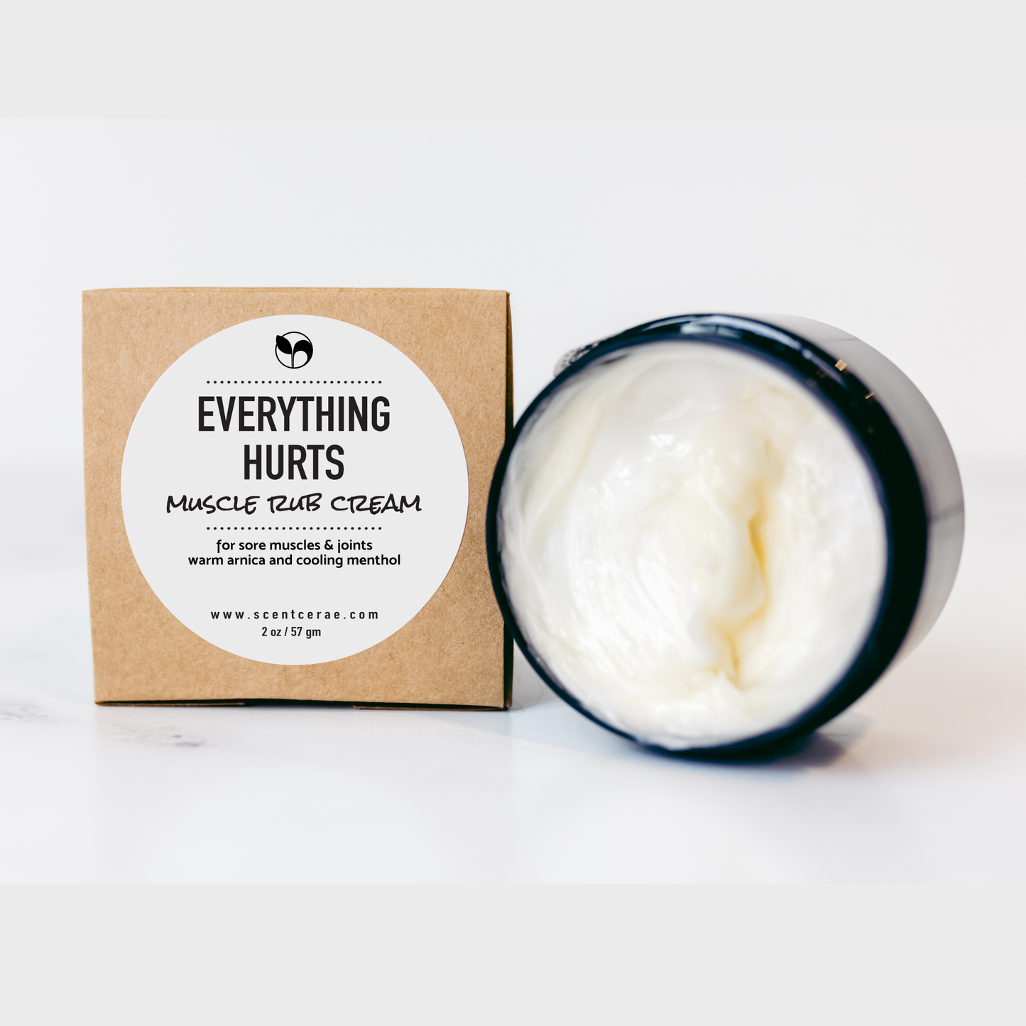 Everything Hurts: Natural Muscle Massage Lotion