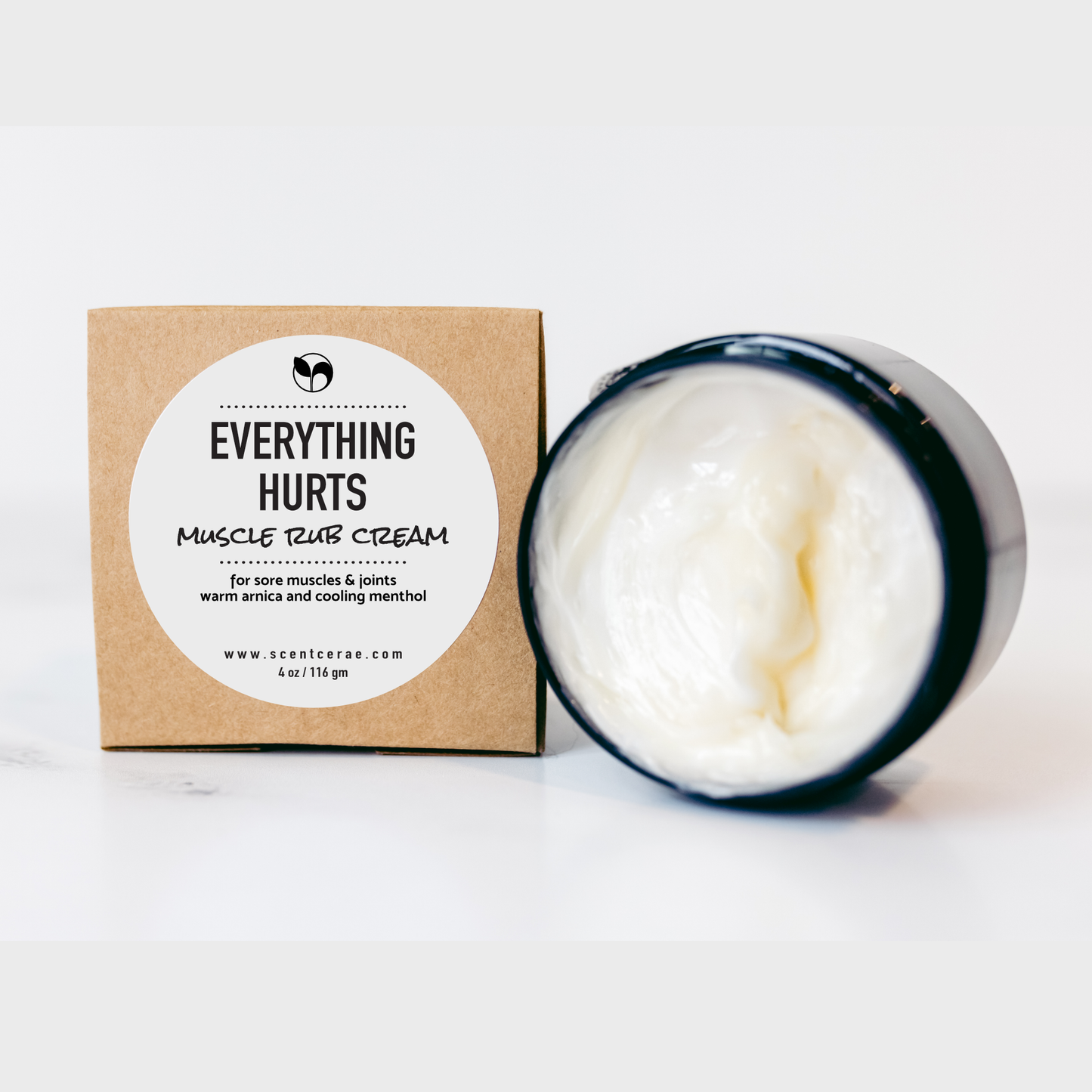 Everything Hurts: Natural Muscle Massage Lotion