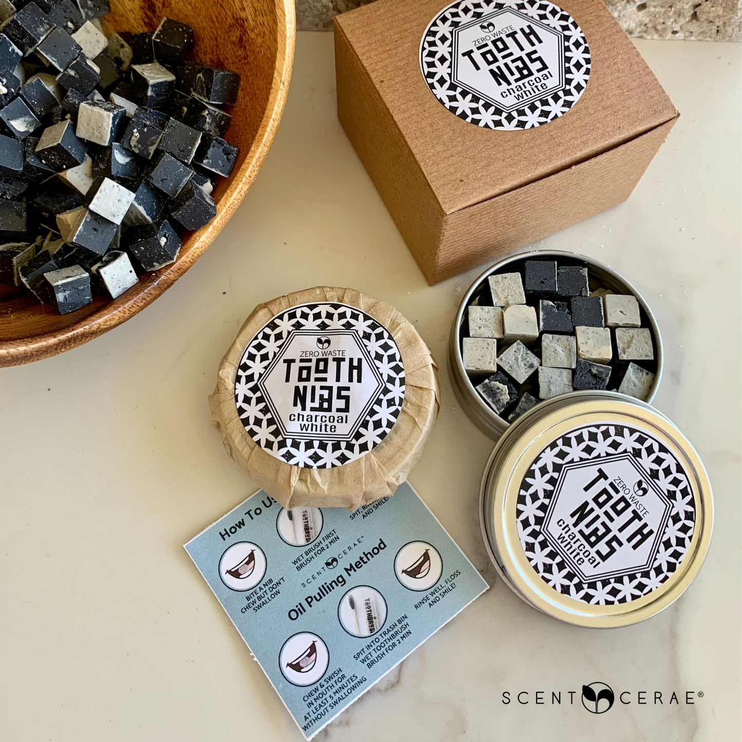 Natural & Organic Tooth Nibs – Zero Waste Packaging | Multiple Flavors