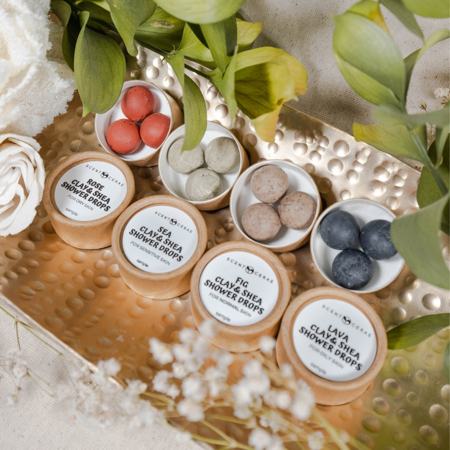 Clay & Shea Shower Drops – Zero Waste Face & Body Cleanser