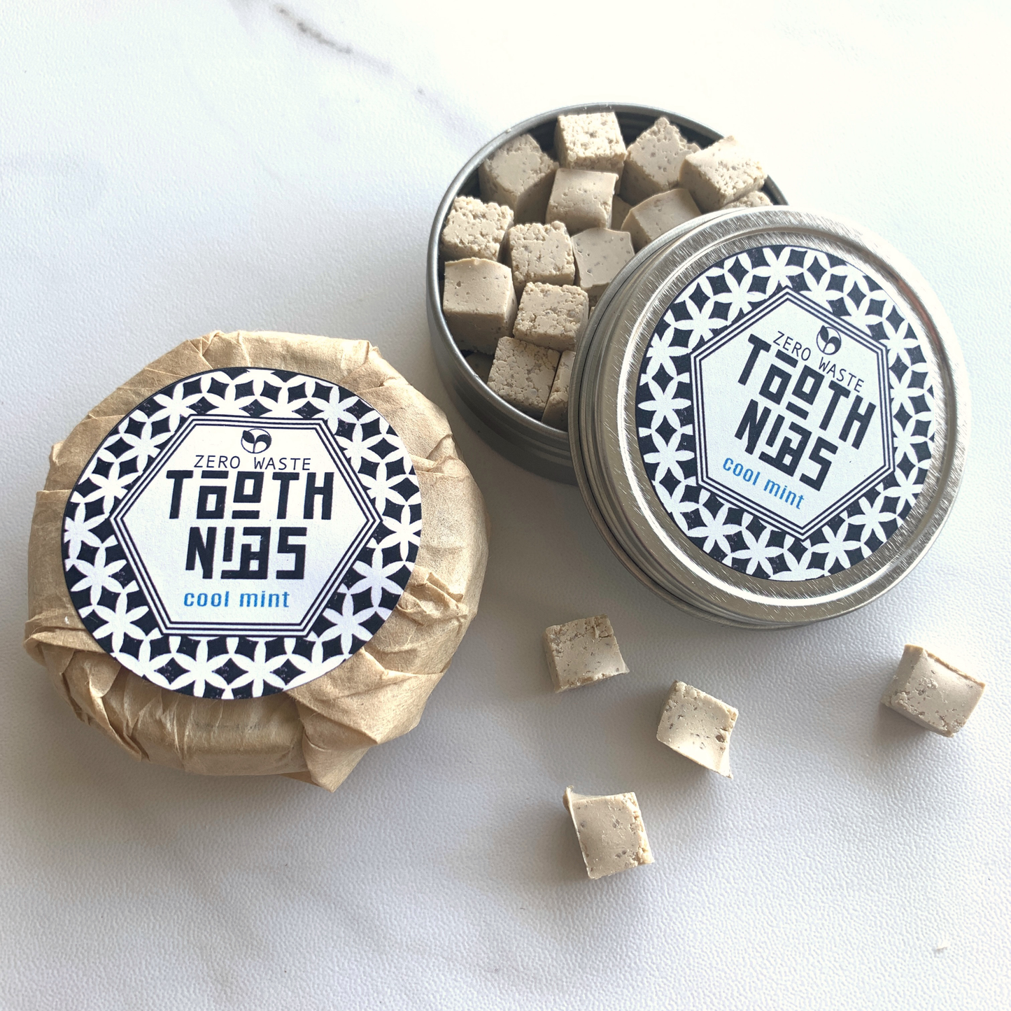 Natural & Organic Tooth Nibs – Zero Waste Packaging | Multiple Flavors