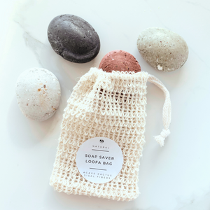 Soap Saver Loofa Bag made from 100% natural sisal fibers