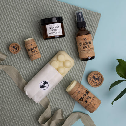 Everything Hurts: Natural Muscle Massage Lotion