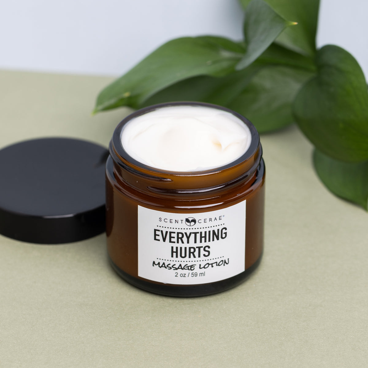 Everything Hurts: Natural Muscle Massage Lotion