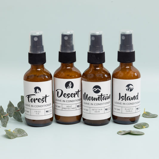 Natural Leave-In Conditioners | Mountain • Island • Forest • Desert