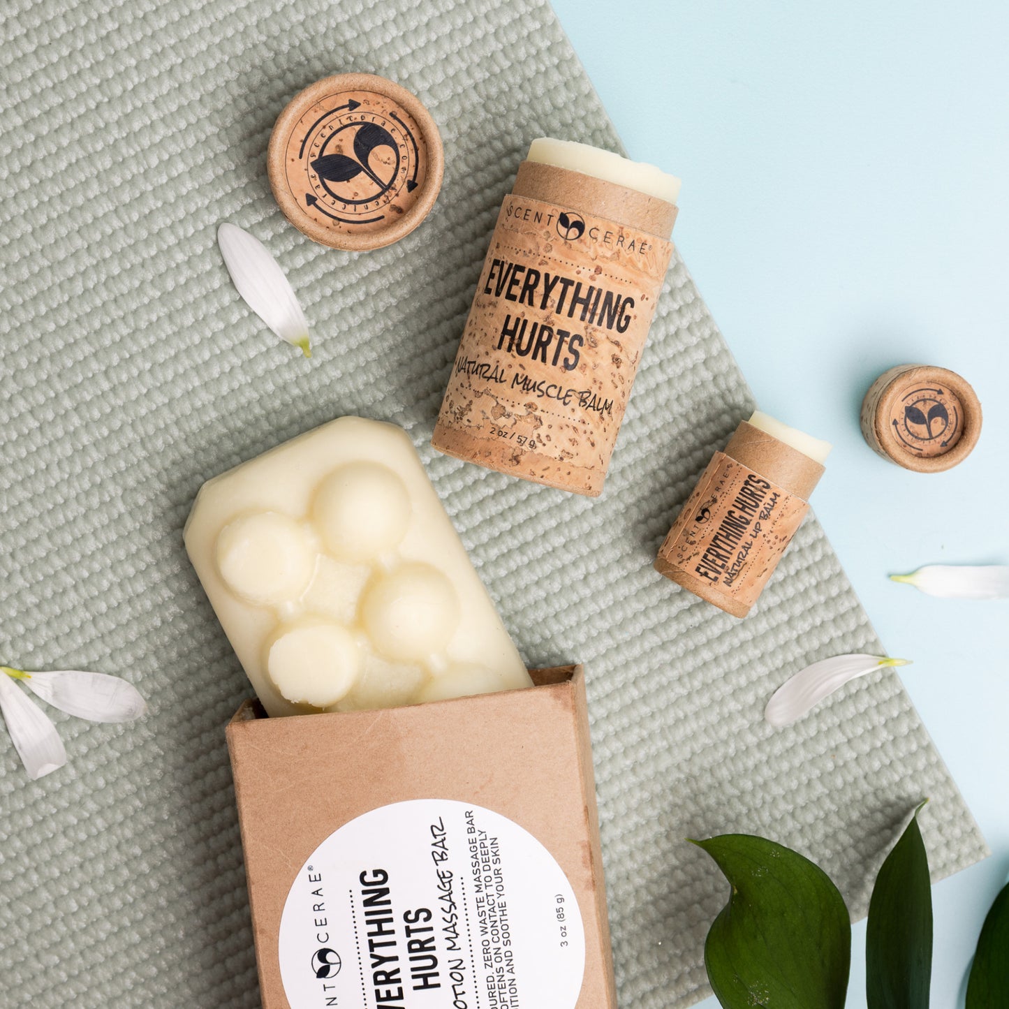 Everything Hurts Solid Lotion Massage Bar | 3 oz