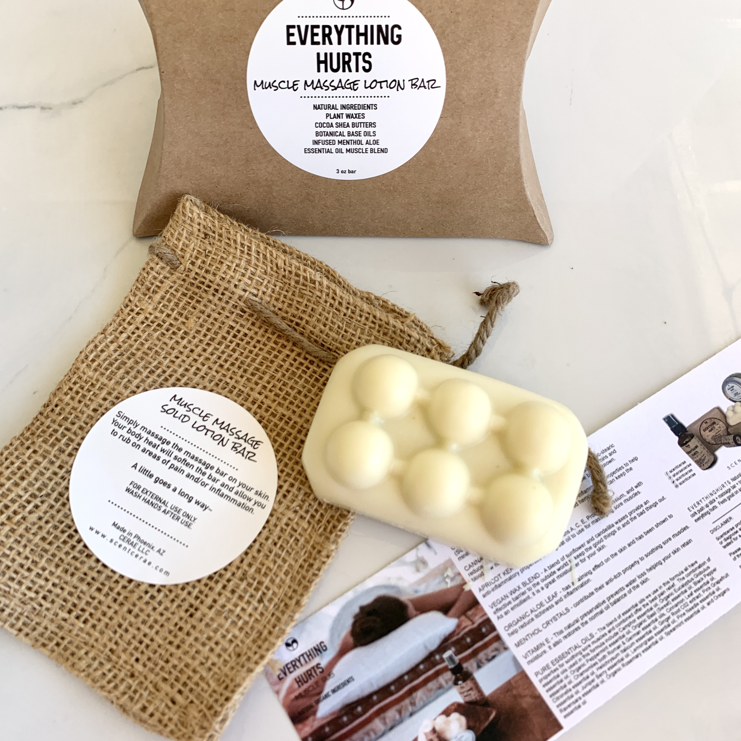 Everything Hurts Dry Muscle Massage Bars