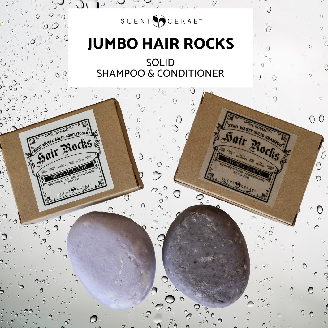 Hair Rocks Purple Toner Solid Shampoo + Conditioner
