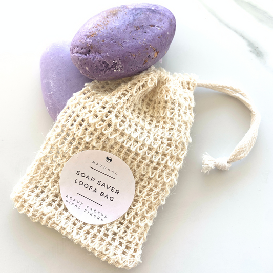 Soap Saver Loofa Bag made from 100% natural sisal fibers