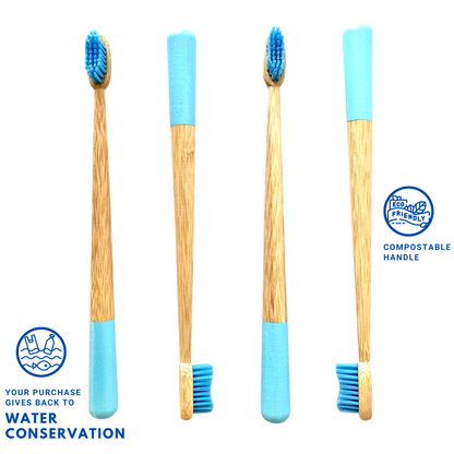 Charcoal Bamboo Toothbrushes